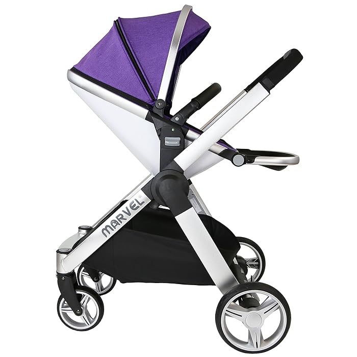 Isafe Marvel 2 in 1 Pram - Monaco Maroon