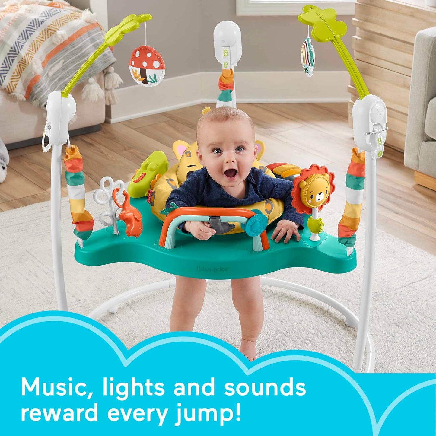 Fisher-Price Leaping Leopard Jumperoo Activity Center