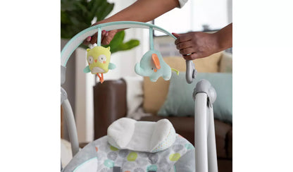 Ingenuity Swing 'n Go Hugs And Hoot Baby Swing