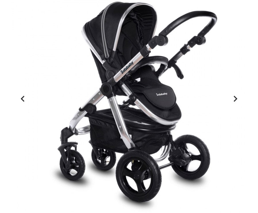 Infababy Ultimo 3 Wheel Travel System - Black