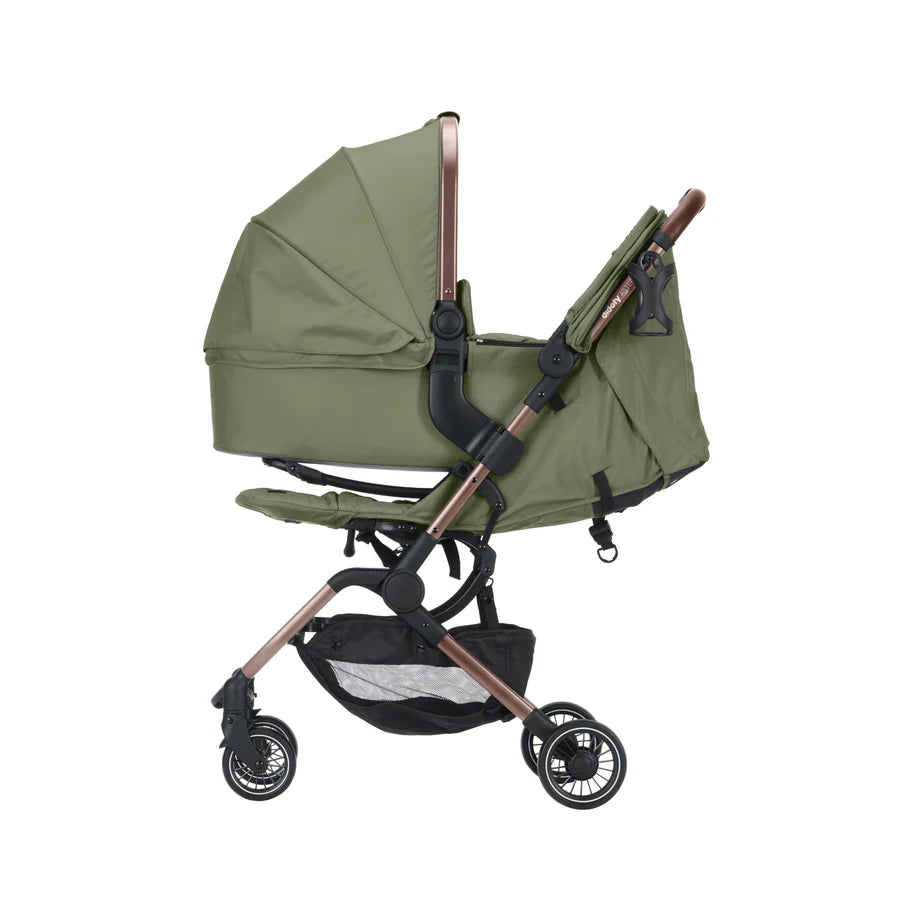 DIDOFY ASTER 2 2-IN-1 STROLLER BUNDLE | ULTRA-COMPACT TRAVEL SYSTEM WITH CARRYCOT - OLIVE