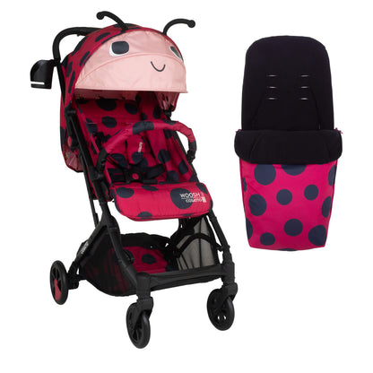 Cosatto Woosh 3  (With Footmuff) - Lovebug