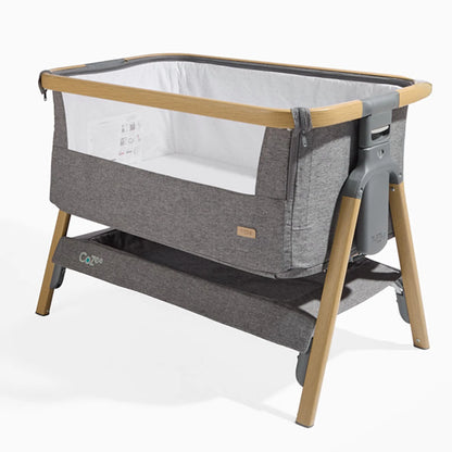 CoZee Bedside Crib - Charcoal