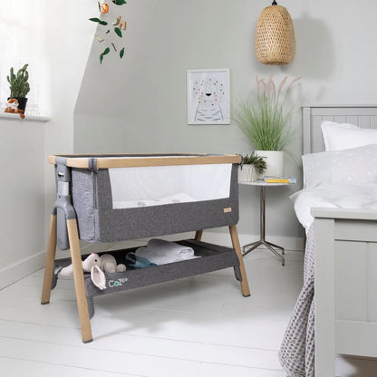CoZee Bedside Crib - Charcoal