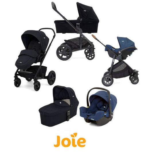Joie Chrome DLX 3 in 1 Travel System- Navy Blazer