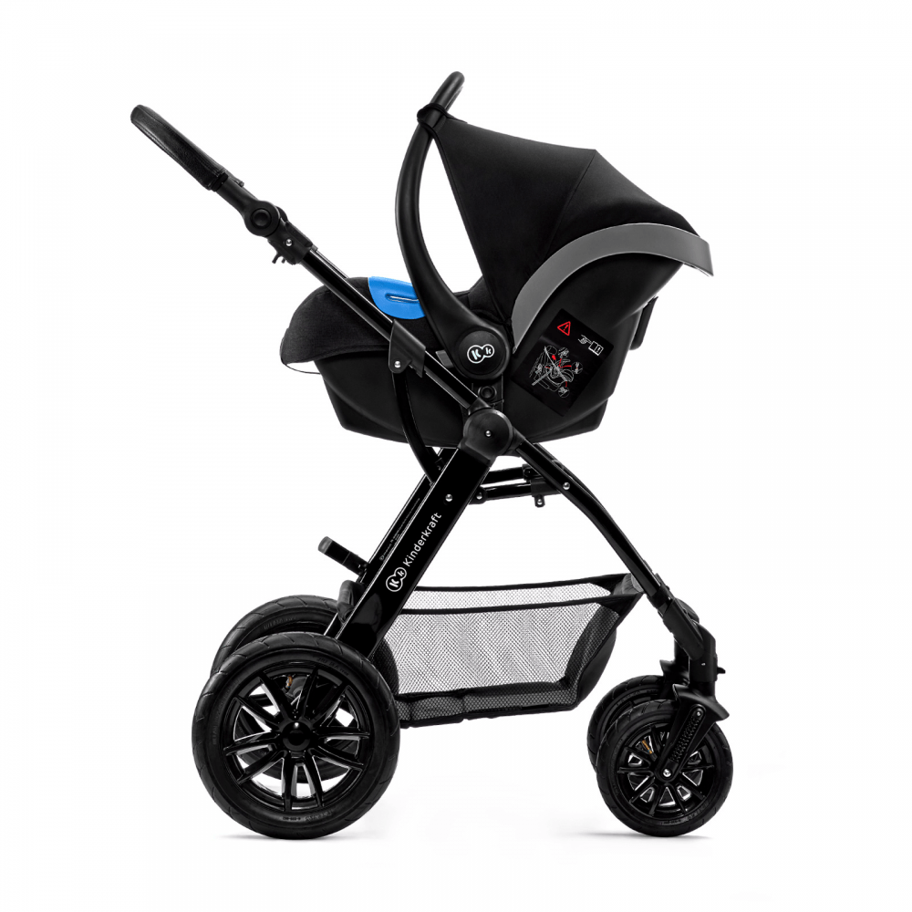 Kinderkraft Moov CT 3in1 + Car Seat - Black