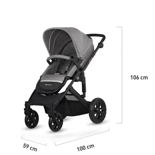 Kinderkraft Prime Lite Pushchair – Grey