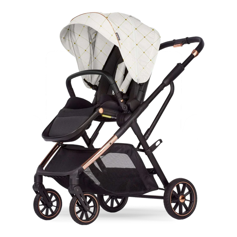Lejoux+ Baby Pram Stroller Pushchair 0 Months + - Limited Edition White