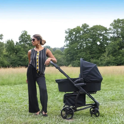 My Babiie MB200i Travel System with i-Size Car Seat – Black Leopard
