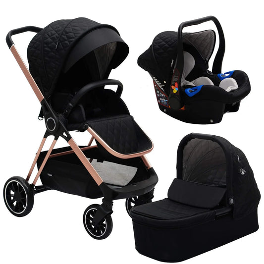 My Babiie 3-in-1 Travel System Billie Faiers Rose Gold & Black