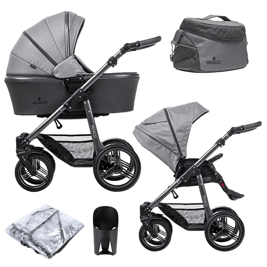 Venicci Carbo Lux 2 in 1 - Natural Grey