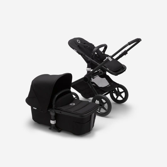 Bugaboo Fox 2 Carrycot and Seat Pushchair - Black