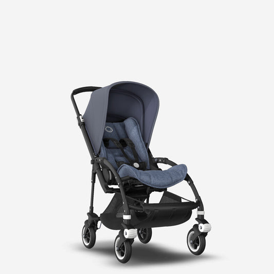 Bugaboo Bee 5 2 in 1 Black Chassis - Steel blue