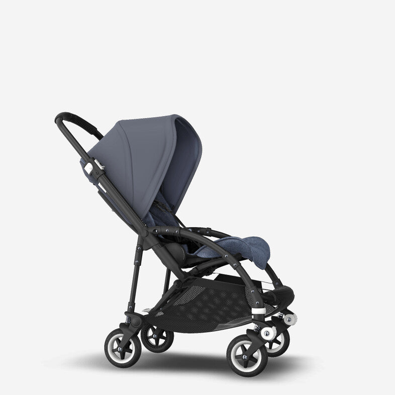 Bugaboo Bee 5 2 in 1 Black Chassis - Steel blue