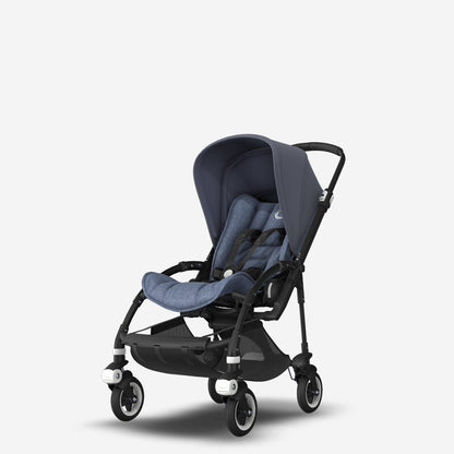 Bugaboo Bee 5 2 in 1 Black Chassis - Steel blue