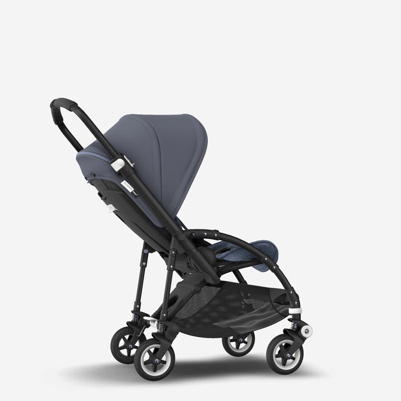 Bugaboo Bee 5 2 in 1 Black Chassis - Steel blue