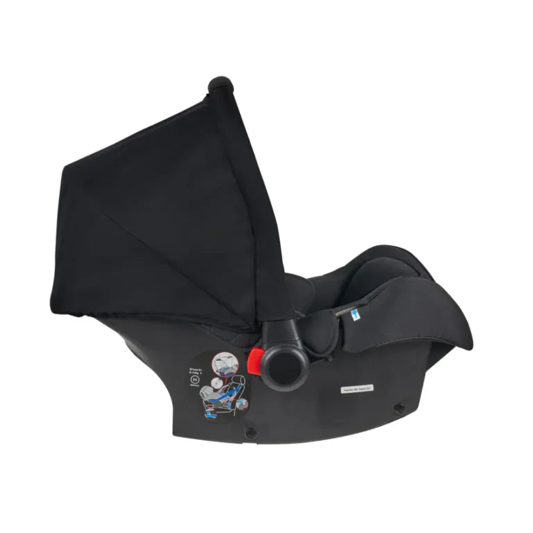Ickle Bubba Stomp V4 All in One Travel System with ISOFIX Base – Midnight Chrome