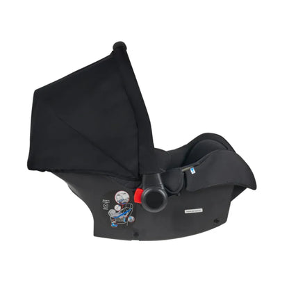 Ickle Bubba Stomp V4 All in One Travel System with ISOFIX Base – Midnight Chrome