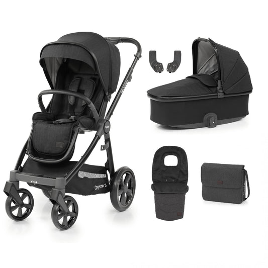 Babystyle Oyster 3 Luxury Maxi Cosi Cabriofix Bundle -Caviar/Noir