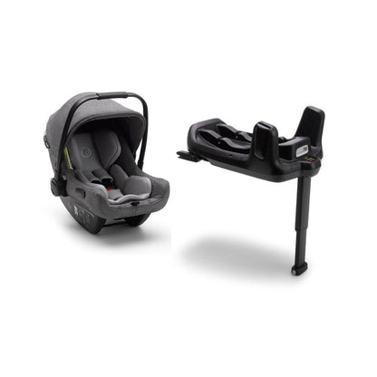 Bugaboo Turtle Air Infant I-Size Car Seat Grey Melange & Base