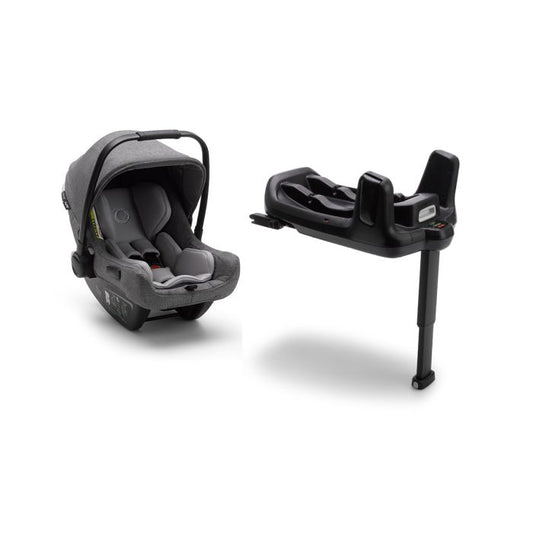 Bugaboo Turtle Air Infant I-Size Car Seat Grey Melange & Base