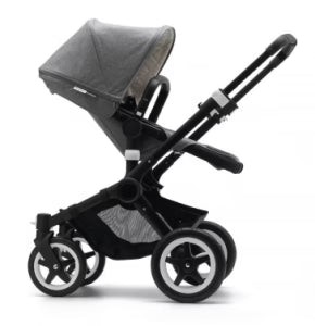 Bugaboo Buffalo Classic+ Pushchair - Grey Melange on Black Frame