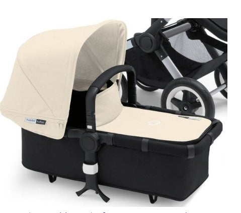 Bugaboo Buffalo Classic+ Pushchair Off White on Black Chassis
