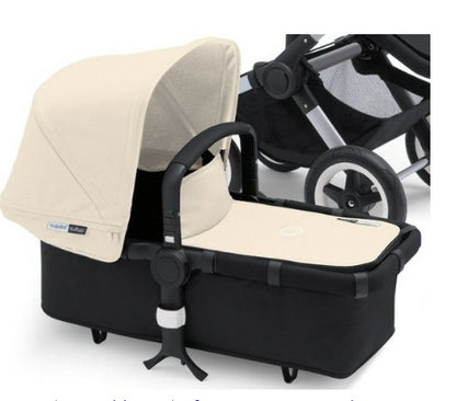 Bugaboo Buffalo Classic+ Pushchair Off White on Black Chassis