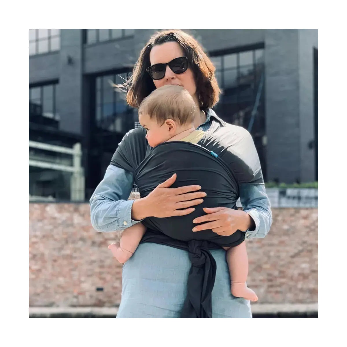 Diono Stretchy Baby Wrap - Charcoal Grey