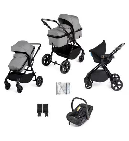 Ickle Bubba Comet 3-in-1 Travel System Black/Space Grey