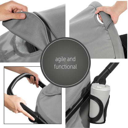 Hauck Rapid 4R Plus Trioset - Grey