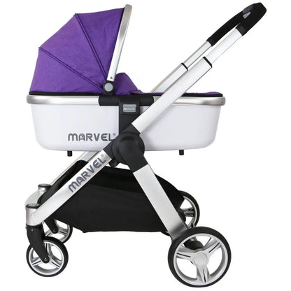 Isafe Marvel 2 in 1 Pram - Monaco Maroon
