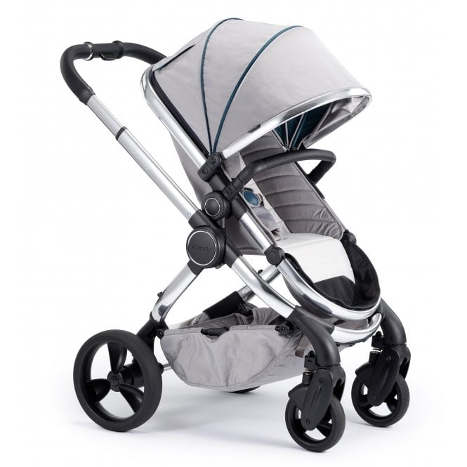 iCandy Peach 5 Pushchair and Carrycot - Dove on Chrome Chassis