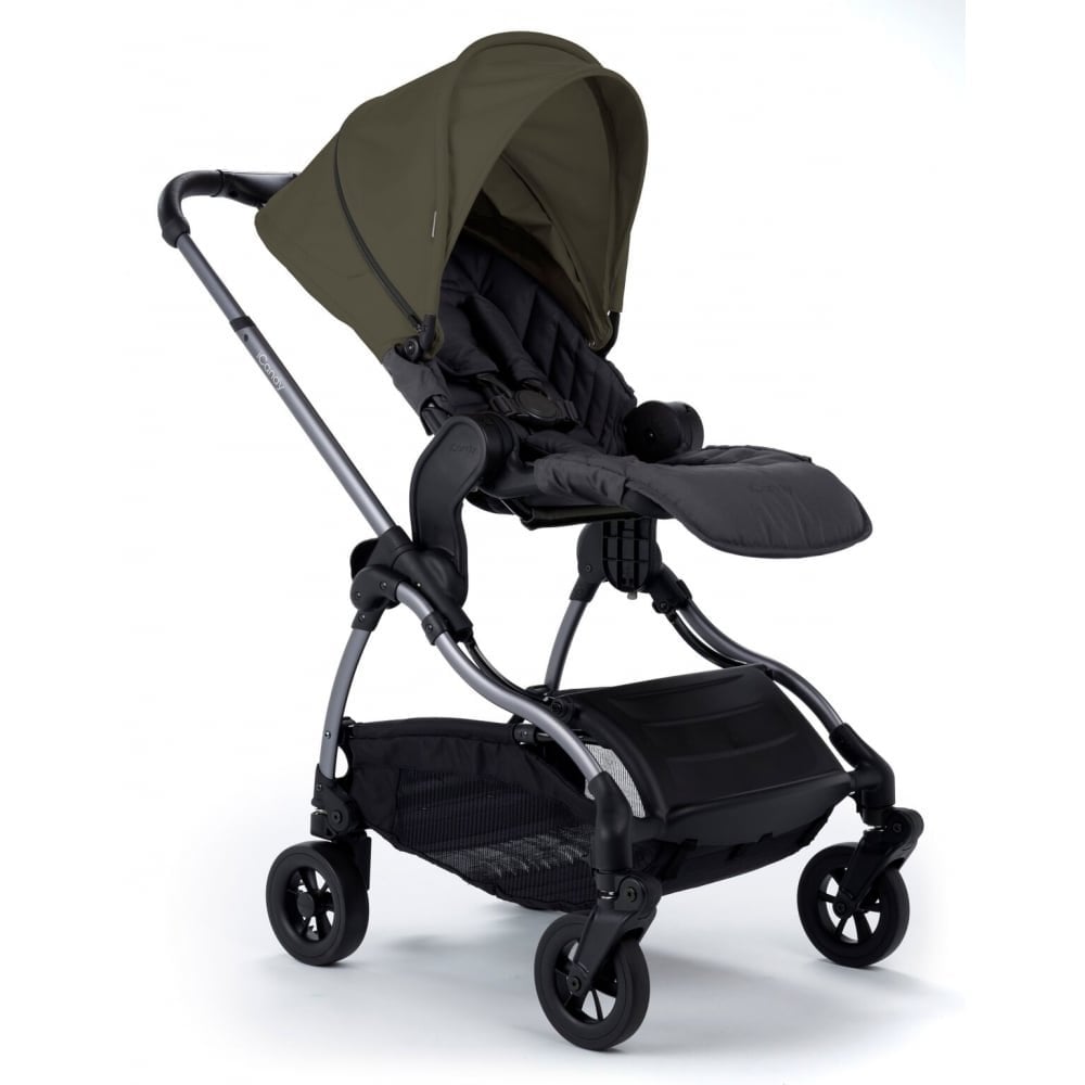 ICandy Raspberry Pushchair & Pram- Khaki on Moonrock Chassis