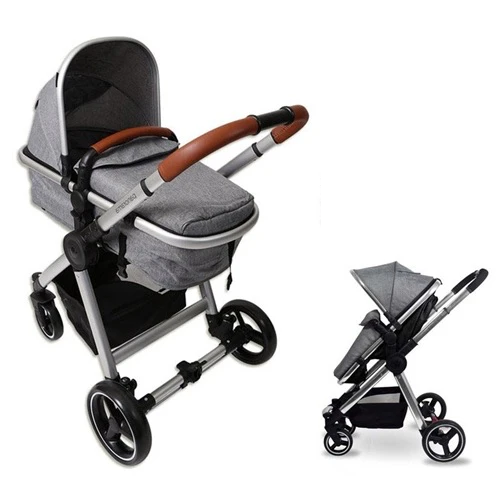 Babylo Panorama XT 2 in 1 travel system – Grey Melange