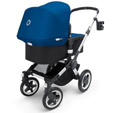 Bugaboo Buffalo Classic+ Pushchair - Blue on Silver Chassis