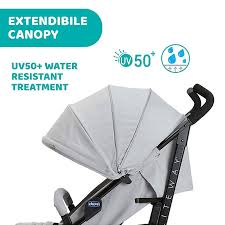 Chicco Liteway 4 Stroller with Bumper Bar – Titanium