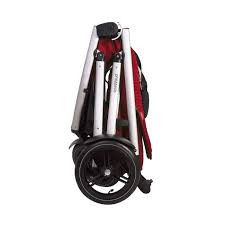 Phil & Teds Vibe Double Stroller with Carrycot - Red