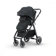 MiniUno Toura 2 in 1 Pram & Pushchair System – Black Herringbone