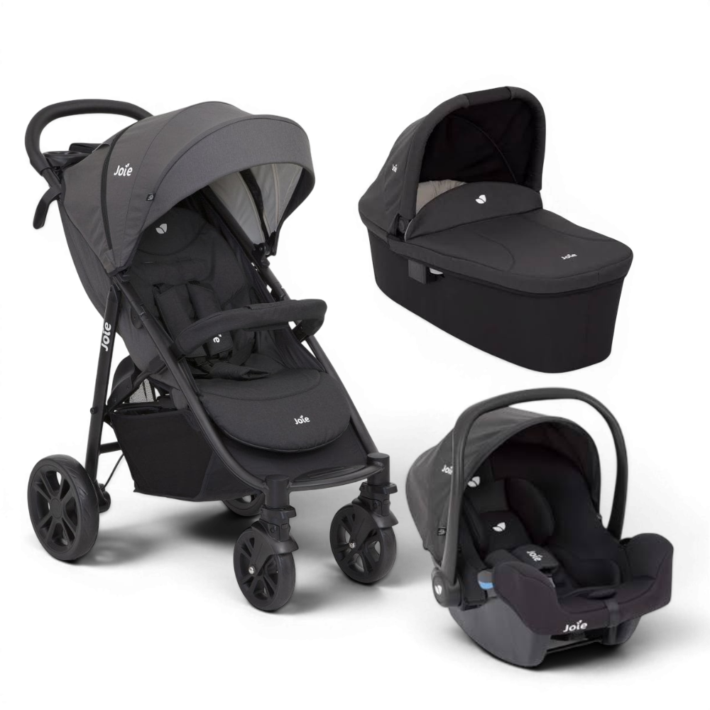 JOIE Litetrax 4  Travel System 3 in 1 - Coal