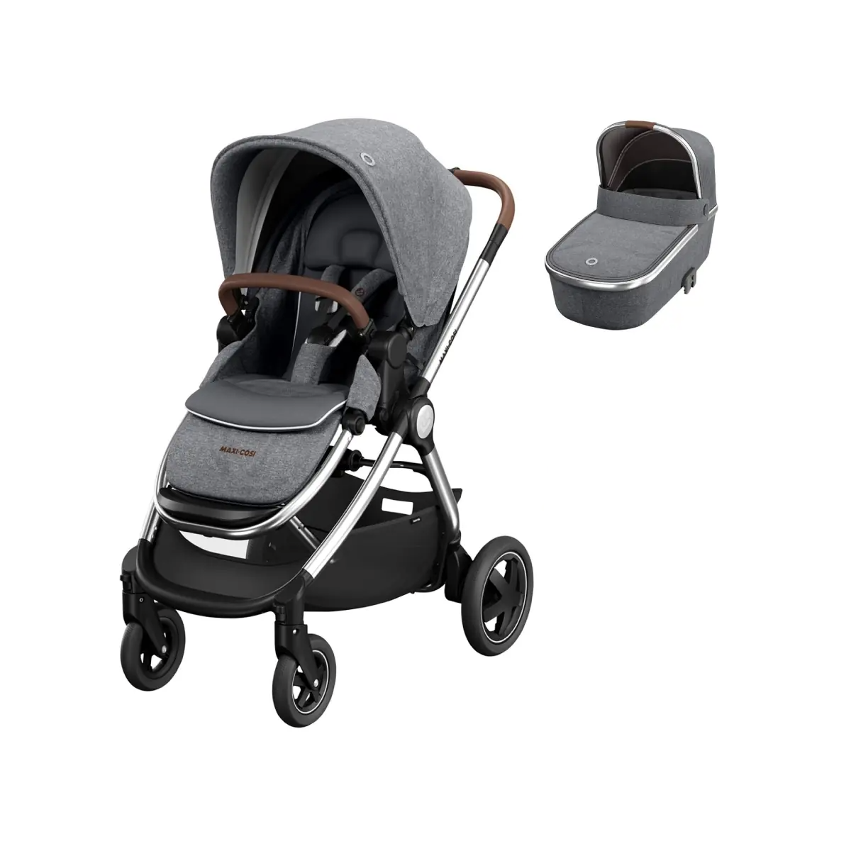 Maxi Cosi Adorra Luxe Pram & Pushchair -Twillic Grey