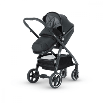 MiniUno Toura 2 in 1 Pram & Pushchair System – Black Herringbone