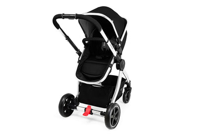 Mothercare 4-wheel Journey 3 in 1 Travel System - Black