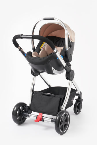 Mothercare 4-Wheel Journey Travel System - Sand/Chrome