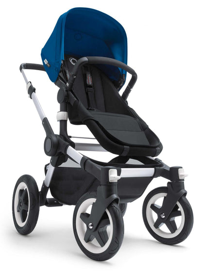 Bugaboo Buffalo Classic+ Pushchair - Blue on Silver Chassis