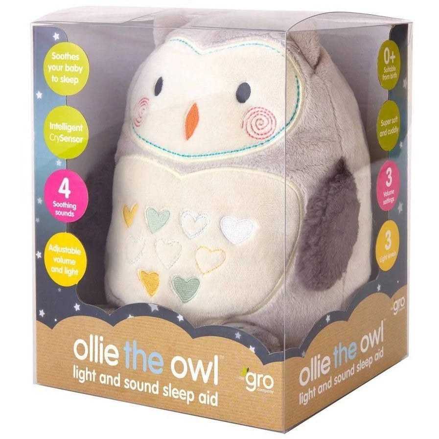 Gro Ollie the Owl Sound Machine and Night Light Rechargeable