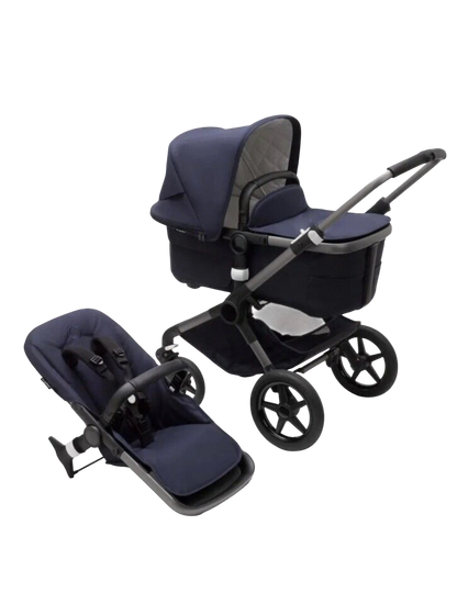 Bugaboo Fox 2 Pram & Pushchair Black Chassis/ Classic Navy