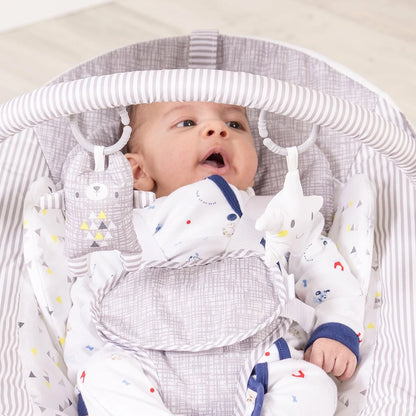 Red Kite Baby LINEN Cozy Bouncer - GREY