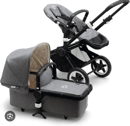 Bugaboo Buffalo Classic+ Pushchair - Grey Melange on Black Frame
