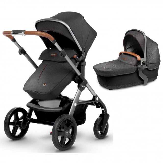 Silver Cross Wave 2 in 1 Double Pram & Pushchair – Granite